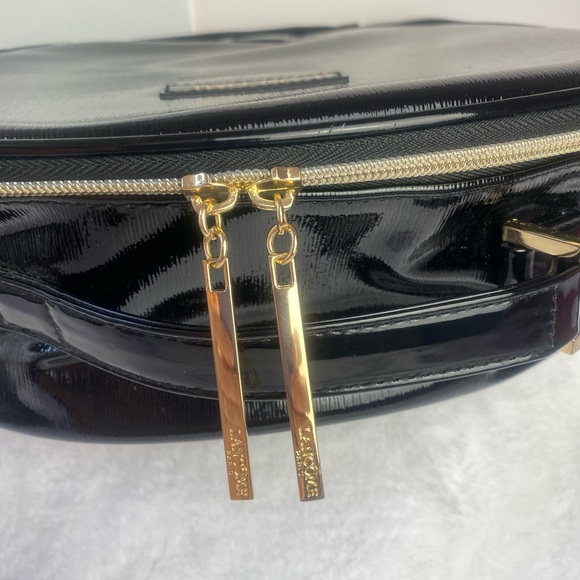 Lancôme Paris Faux Patent Leather Makeup Case NWOT - Picture 4 of 10